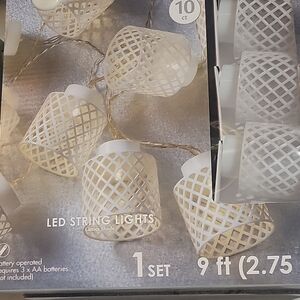 Lattice Shade LED String Lights